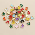 8x8.5mm 0.4g Gold Zinc Alloy Charm Pendant for DIY Necklace Bracelet Jewelry Making view 3