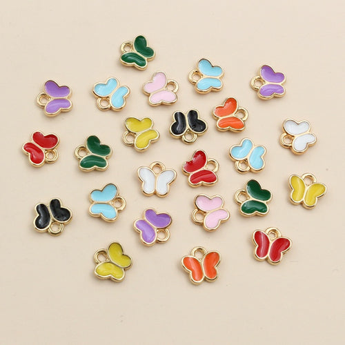 8x8.5mm 0.4g Gold Zinc Alloy Charm Pendant for DIY Necklace Bracelet Jewelry Making