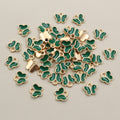 8x8.5mm 0.4g Gold Zinc Alloy Charm Pendant for DIY Necklace Bracelet Jewelry Making view 4