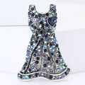 Alloy Rhinestone Dress Brooch For Creative Women Suit Decoration view 2