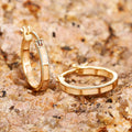 Simple Metal Plated Earrings For Women, Faux Moonstone Geometric Daily Fashion Accessories view 1
