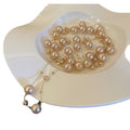 Light Luxury Faux Pearl Alloy Geometric Round Sweater Necklace For Autumn Winter Fashion view 5