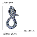 Alloy Rhinestone Mini Snake Brooch Pin For Unisex Fashion Apparel view 6