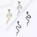 Luxury Alloy Rhinestone Snake Brooch Pin For Suits And Coats view 1