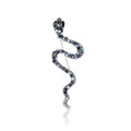 Luxury Alloy Rhinestone Snake Brooch Pin For Suits And Coats view 5