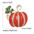 Halloween Alloy Enamel Pumpkin Brooch Pin For Suits And Cardigans view 4