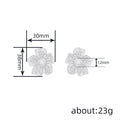 Cross Border Camellia Flower Stud Earrings For Women, Elegant Sweet Fashion Jewelry view 4