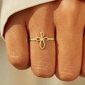 Minimalist Geometric Mobius Ring For Women Sweet Personalized Niche Finger Jewelry view 6