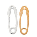 Zinc Alloy Safety Pin Charm Pendant No.231067 for DIY Necklace Bracelet Jewelry Making view 4