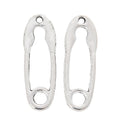 Zinc Alloy Safety Pin Charm Pendant No.231067 for DIY Necklace Bracelet Jewelry Making view 2