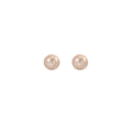 Elegant French Minimalist Small Round Pearl Studs With Silver Needle For Women Light Luxury Earrings view 5