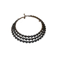 Light Luxury Multilayer Copper Rhinestone Choker Necklace With Geometric Round Pendant view 5