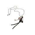 Alloy Coffee Brown Puppy Pendant Sweater Necklace Chic Dog Design Fashion Accessory For Women view 5