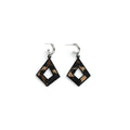 Luxury Maillard Leopard Print Acrylic Star Circle Square Hollow Drop Alloy Stud Earrings view 5