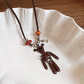 Cute Bear Pendant Alloy Sweater Necklace, Elegant Animal Charm Fashion Accessory for Women view 2