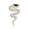 Alloy Rhinestone One Eye Snake Brooch Pin For Apparel view 5