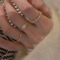 Gold Plated Zircon Heart Ring For Women view 4
