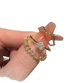 Gold Plated Zircon Heart Ring For Women view 5