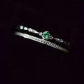 Palace Style Double Layer Zircon Ring For Women Elegant European American Jewelry view 2
