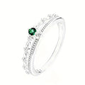 Palace Style Double Layer Zircon Ring For Women Elegant European American Jewelry view 5