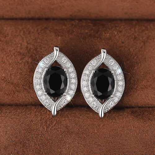 Micro Pave Forest Style Leaf Stud Earrings, Niche Light Luxury Daily Jewelry Accessories
