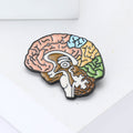 Alloy Brain Shape Brooch Pin Creative Statement Suit Accessory view 2