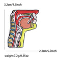 Alloy Side Throat Brooch Pin For Suits Sweaters And Coats view 4