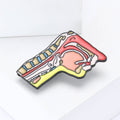 Alloy Side Throat Brooch Pin For Suits Sweaters And Coats view 2