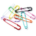 Colorful Eco Painted Iron Safety Pin Brooch Clasp With Pendant Doll Charm For Accessories view 5