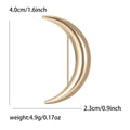 Alloy Polished Moon Brooch For Women's Suit And Coat Decoration view 6
