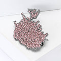 Alloy Iceland Map Brooch Pin For Suits And Sweaters view 3