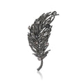 Alloy Rhinestone Feather Brooch For Women's Suits And Cardigans view 5