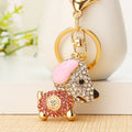 Jeweled Dog and Auspicious Charm Keychains in Thirty-Nine Options view 4