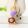 Jeweled Dog and Auspicious Charm Keychains in Thirty-Nine Options view 2