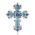 Alloy Cross Brooch For Trendy Women's Clothing Decoration view 1