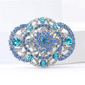 Metal Alloy Rhinestone Palace Style Brooch Pin For Women Suits view 4