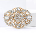 Metal Alloy Rhinestone Palace Style Brooch Pin For Women Suits view 3