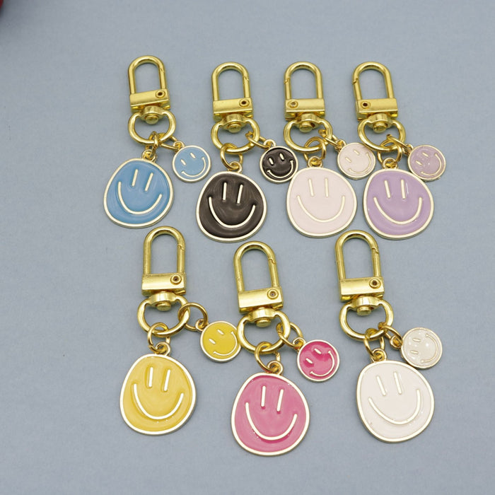 Zinc Alloy Smiley Face Jewelry Findings Accessories for DIY Jewelry Making