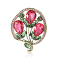 Alloy Rhinestone Balloon Flower Brooch For Women's Clothing Decoration view 5