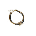 Gold Plated Copper Zirconia Cross Bangle For Women, Minimalist Geometric Fashion Bracelet view 5