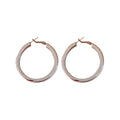 European American Metal Round Hoop Earrings For Women Exaggerated Minimalist Luxury Geometric Jewelry view 5