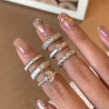 Vintage Zircon Wheat Open Ring With Retro Design For Women view 4