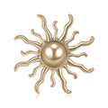 Alloy Polished Sun Brooch For Women's Suits And Sweaters view 5