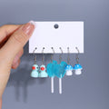 Sweet Daisy Flower Ice Cream Fruit Drink Acrylic Resin Alloy Hook Charm Set For Girls Earrings view 4