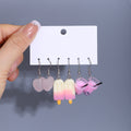 Sweet Daisy Flower Ice Cream Fruit Drink Acrylic Resin Alloy Hook Charm Set For Girls Earrings view 3