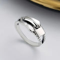 Niche Design Zipper Style Ring For Women, Personalized Irregular Fashion Statement Jewelry view 2
