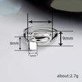Niche Design Zipper Style Ring For Women, Personalized Irregular Fashion Statement Jewelry view 4
