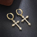 Light Luxury Zircon Inlaid Drop Earrings For Women, Niche Daily Sparkling Dangle Ear Jewelry view 3
