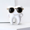 Alloy Enamel Sunglasses Tooth Brooch Pin For Unisex Clothing Decoration view 1