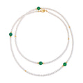 Light Luxury Faux Pearl Sweater Necklace For Women, Geometric Round Elegant Fashion Accessory view 5